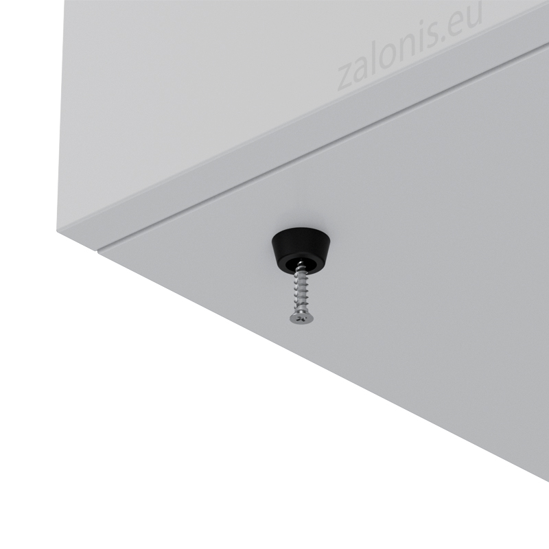 ΠΑΤΙΝΙ ΒΙΔΩΤΟ Φ15 Υ7 mm / ΜΑΥΡΟ