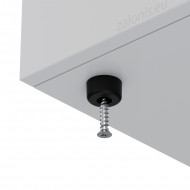 ΠΑΤΙΝΙ ΒΙΔΩΤΟ Φ26 Υ15mm / ΜΑΥΡΟ