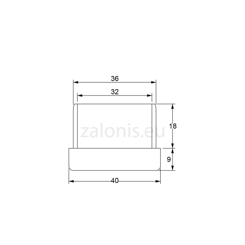 ΤΑΠΑ ΧΩΝΕΥΤΗ ΜΑΥΡΗ / 40x40