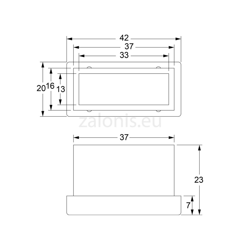 ΤΑΠΑ ΧΩΝΕΥΤΗ ΜΑΥΡΗ / 40x20