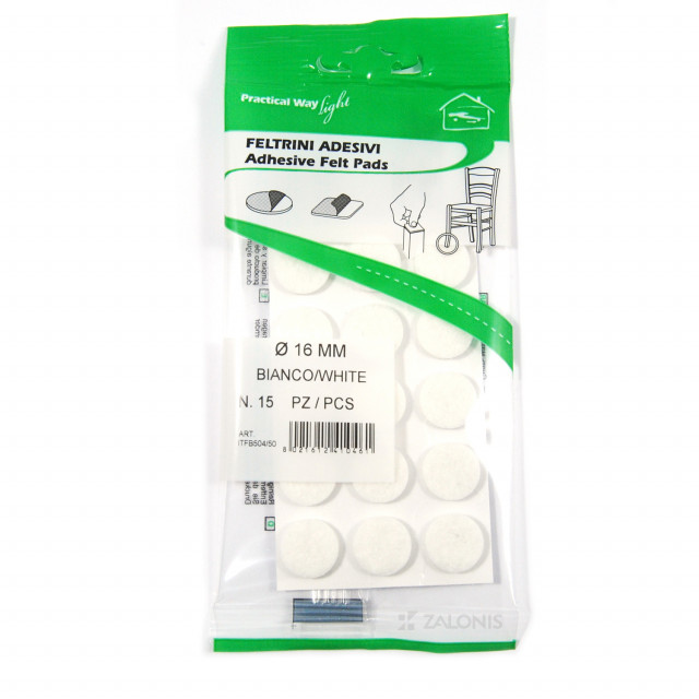 ΤΣΟΧΑΚΙΑ ΕΠΙΠΛΩΝ ΣΤΡΟΓΓΥΛΑ Φ.16 / ΛΕΥΚΟ / 15 ΤΕΜΑΧΙΑ