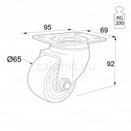 ΡΟΔΑ ΥΠΕΡΒΑΡΕΩΣ ΤΥΠΟΥ Φ.65 - ΠΕΡΙΣΤΡΕΦΟΜΕΝΗ