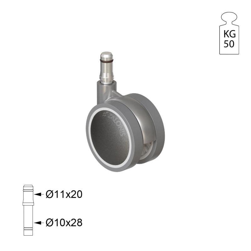 ΡΟΔΑ SR METAL Φ.60 Υ.87