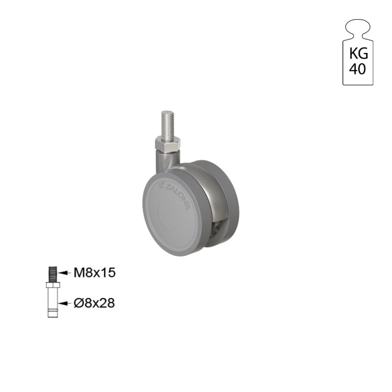 ΡΟΔΑ SR METAL Φ.40 Υ.55