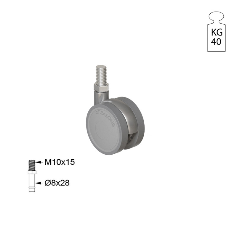ΡΟΔΑ SR METAL Φ.40 Υ.55