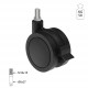 ΡΟΔΑ SR PLASTIC Φ.75 ΜΕ ΦΡΕΝΟ / ΜΑΥΡΟ