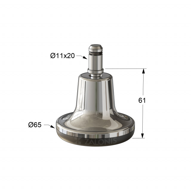 ΠΟΔΑΡΑΚΙ ΓΡΑΦΕΙΟΥ Φ.65 Y.61 / ΠΕΙΡΟΣ Φ.11x20