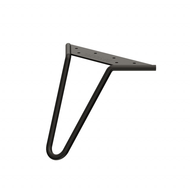 ΠΟΔΑΡΑΚΙ HAIRPIN 2-ROD VINTAGE Υ.16cm / ΜΑΥΡΟ MAT