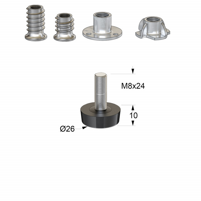 ΡΕΓΟΥΛΑΤΟΡΟΣ M8x35 Φ.26