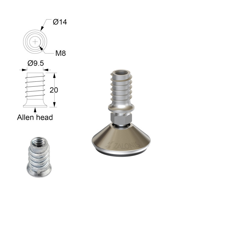 ΡΕΓΟΥΛΑΤΟΡΟΣ ΜΕΤΑΛΛΙΚΟΣ Μ8 / ΕΠΙΚΛΙΝΗΣ 