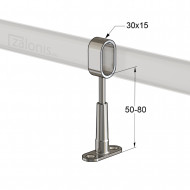 ΡΥΘΜΙΖΟΜΕΝΟ ΣΤΗΡΙΓΜΑ ΟΡΟΦΗΣ ΓΙΑ ΟΒΑΛ ΣΩΛΗΝΑ / ΧΡΩΜΙΟ