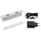 ΧΩΝΕΥΤΟΣ ΦΟΡΤΙΣΤΗΣ USB 83x13 / ΛΕΥΚΟ / ΜΕ 2 ΘΥΡΕΣ USB