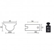 ΡΟΔΑ CVL Φ.30 ΜΕ ΓΟΜΑ
