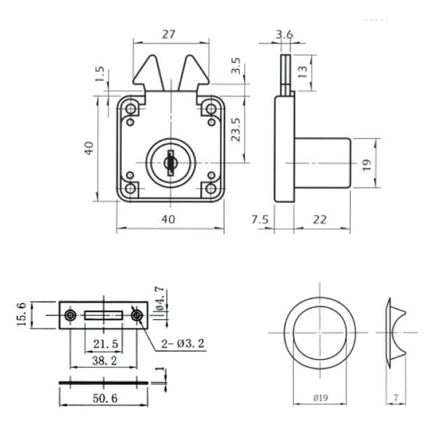 ΚΛΕΙΔΑΡΙΑ ΜΠΑΟΥΛΟΥ ΑΣΦΑΛΕΙΑΣ / ΧΡΩΜΙΟ