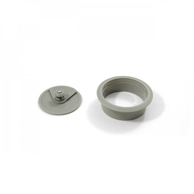 ΤΑΠΑ ΚΑΛΩΔΙΩΝ ΠΛΑΣΤ. CR Φ.60  ΓΚΡΙ