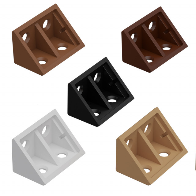 ΠΛΑΣΤΙΚΕΣ ΓΩΝΙΕΣ ΣΥΝΔΕΣΗΣ ΜΕ ΚΑΠΑΚΙ 4 ΒΙΔΕΣ