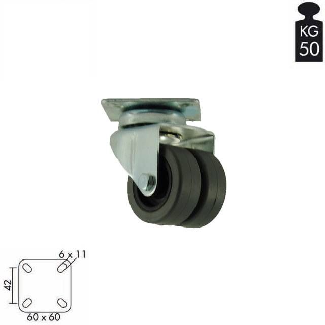 ΡΟΔΑ ΔΙΠΛΗ Φ.50 ΜΕ ΓΟΜΑ