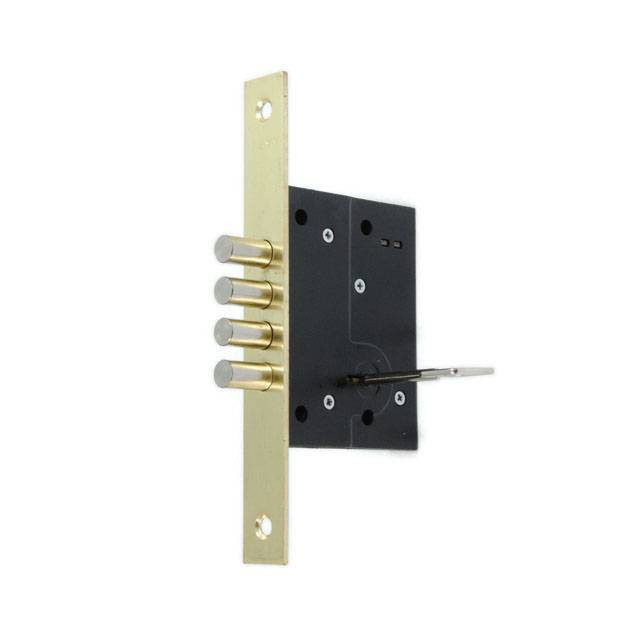 ΚΛΕΙΔΑΡΙΑ ΑΣΦΑΛΕΙΑΣ EXTRA ΧΡΗΜ. 2x4 GEVY / ΧΡΥΣΟ ΜΑΤ