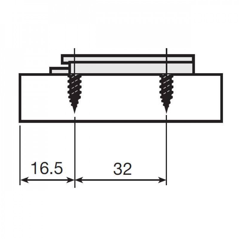 ΒΑΣΗ ΣΤΑΥΡΟΥ INDAUX ΚΛΙΠ 2mm