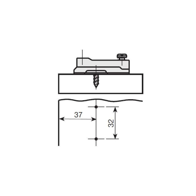 ΒΑΣΗ ΣΤΑΥΡΟΥ INDAUX MINI 2mm