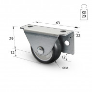 CVL ΠΛΑΪΝΟ Φ.38/Υ.41/20Kg ΓΟΜΑ