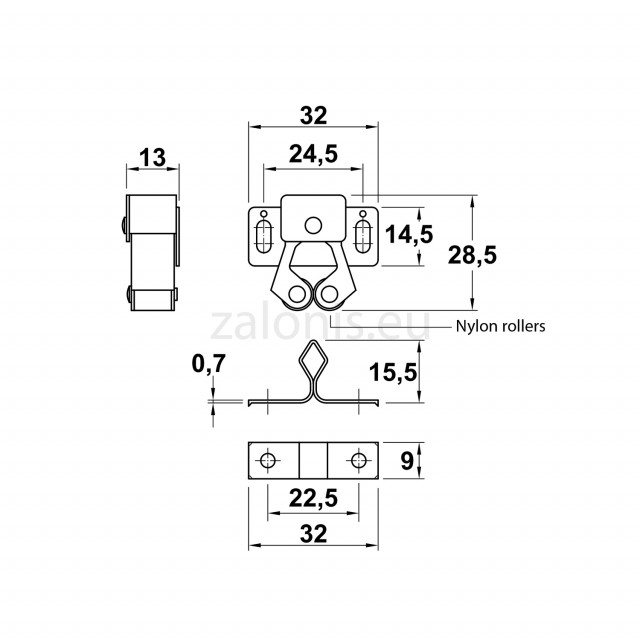 ΣΟΥΣΤΑΚΙ ΝΤΟΥΛΑΠΙΩΝ ΜΕ ΡΟΔΑΚΙΑ / ΙΡΙΔΙΟ
