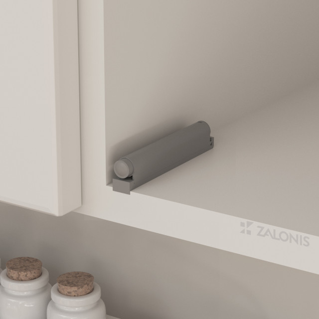 PUSH TO OPEN INDAUX ΜΕ ΓΟΜΑ  / ΓΚΡΙ