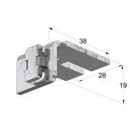 ΣΤΗΡΙΓΜΑ ΜΕΤΑΛΛΙΚΟ ΓΙΑ ΔΙΠΛΟ ΤΙΡΑΖ