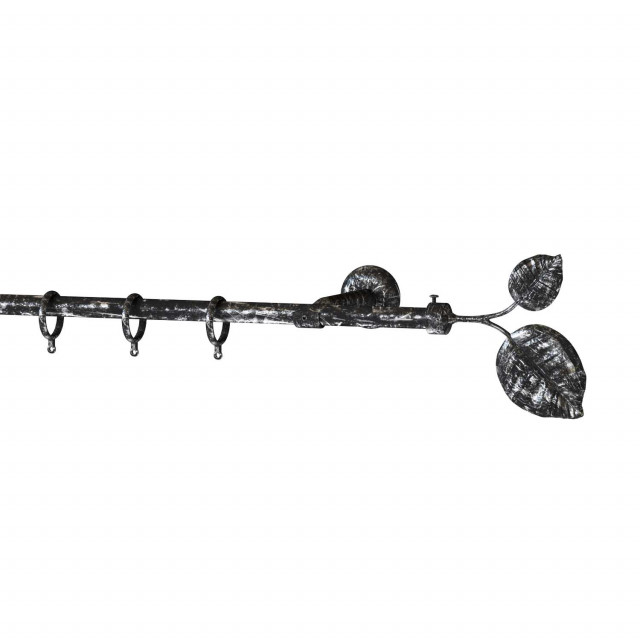 ΣΕΤ ΚΟΥΡΤΙΝΟΒΕΡΓΑ ΜΑΥΡΟ-ΑΣΗΜΙ / ΑΚΡΟ LEAF