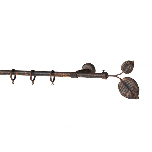 ΣΕΤ ΚΟΥΡΤΙΝΟΒΕΡΓΑ ΜΑΥΡΟ-ΧΑΛΚΟΣ / ΑΚΡΟ LEAF