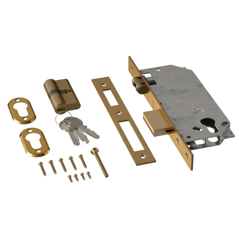 ΚΛΕΙΔΑΡΙΑ ΑΣΦΑΛΕΙΑΣ GEVY / ΒΑΡΕΛΑΚΙ / ΤΕΤ-ΤΕΤ / ΧΡΥΣΟ ΜΑΤ