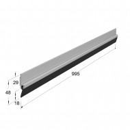 ΑΝΕΜΟΦΡΑΚΤΗΣ ΑΥΤΟΚΟΛΛΗΤΟΣ ΜΕ ΛΑΣΤΙΧΟ / ΛΕΥΚΟ