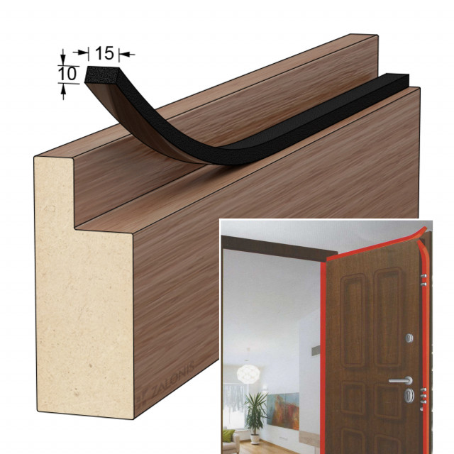 ΑΝΤΙΚΟΛΛΗΤΙΚΟ ΑΕΡΟΣΤΟΠ ΑΥΤΟΚΟΛΛΗΤΟ ΠΟΡΤΑΣ ΑΣΦΑΛΕΙΑΣ 15x10 ΜΑΥΡΟ 8m