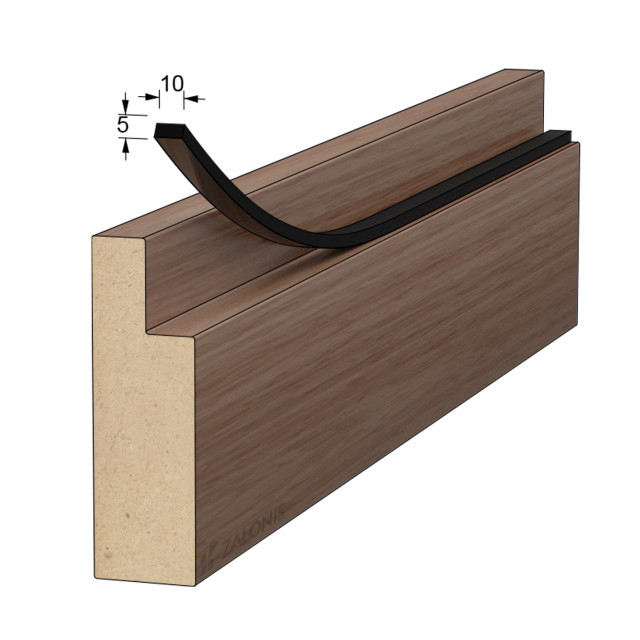 ΑΕΡΟΣΤΟΠ ΑΥΤΟΚΟΛΛΗΤΟ 10x5 ΜΑΥΡΟ 10m