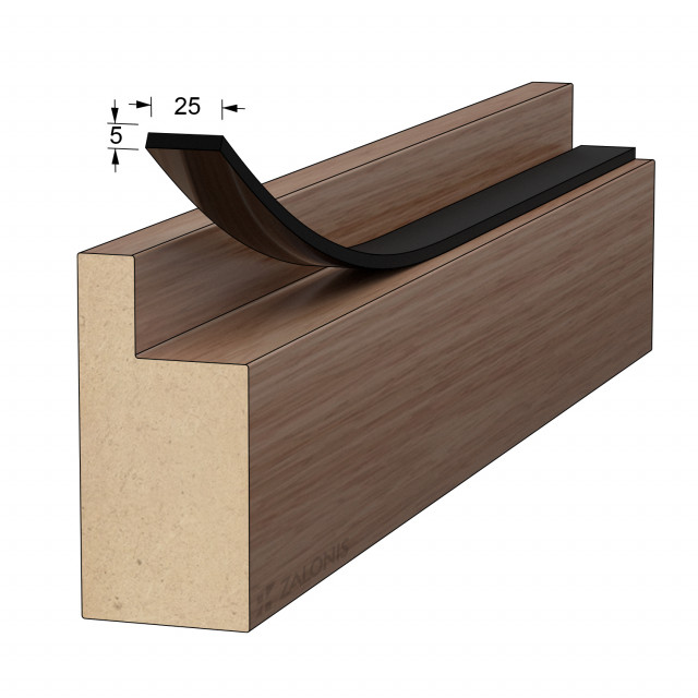 ΑΕΡΟΣΤΟΠ ΑΥΤΟΚΟΛΛΗΤΟ 25x5 ΜΑΥΡΟ 10m