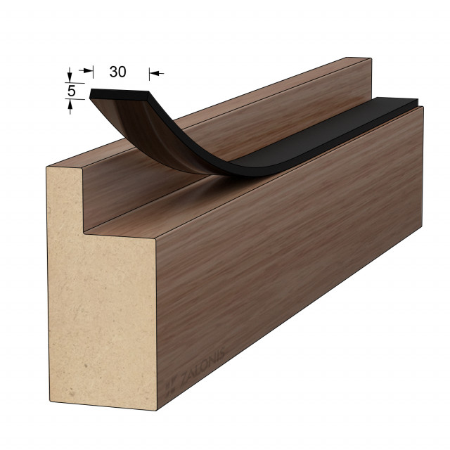 ΑΕΡΟΣΤΟΠ ΑΥΤΟΚΟΛΛΗΤΟ 30x5 ΜΑΥΡΟ 10m