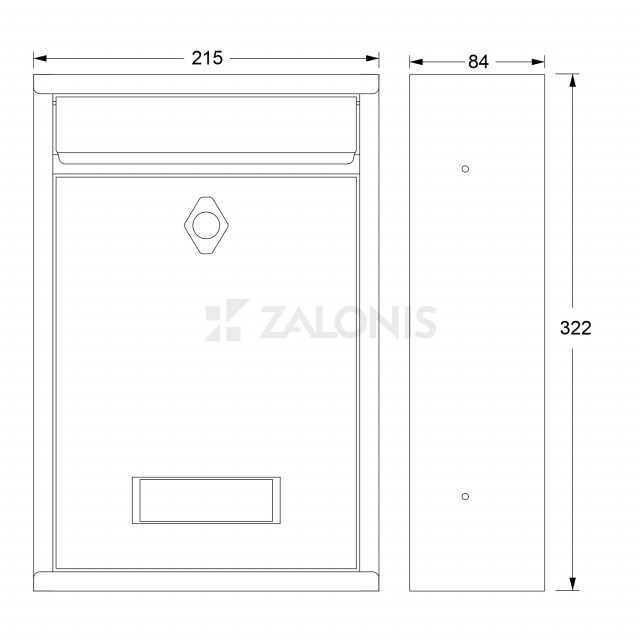 ΓΡΑΜΜΑΤΟΚΙΒΩΤΙΟ BERMEO m.003 / ΜΑΥΡΟ ΜΑΤ