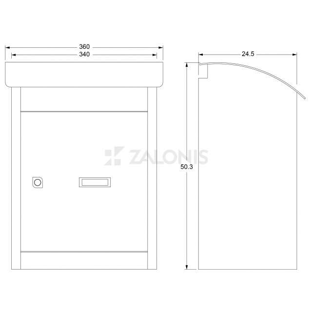 ΓΡΑΜΜΑΤΟΚΙΒΩΤΙΟ ΔΕΜΑΤΩΝ m.008 / ΜΑΥΡΟ ΜΑΤ