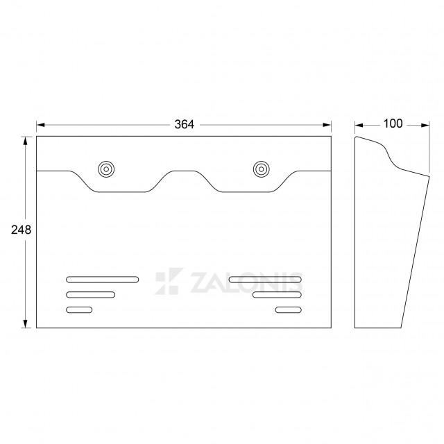 ΓΡΑΜΜΑΤΟΚΙΒΩΤΙΟ ΓΙΑ ΕΝΘΕΤΑ m.001 / ΛΕΥΚΟ ΜΑΤ