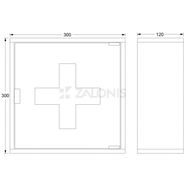 ΜΙΚΡΟ ΚΟΥΤΙ ΠΡΩΤΩΝ ΒΟΗΘΕΙΩΝ ΜΕ ΜΑΓΝΗΤΗ / ΠΛΕΞΥΓΚΛΑΣ / MAT INOX