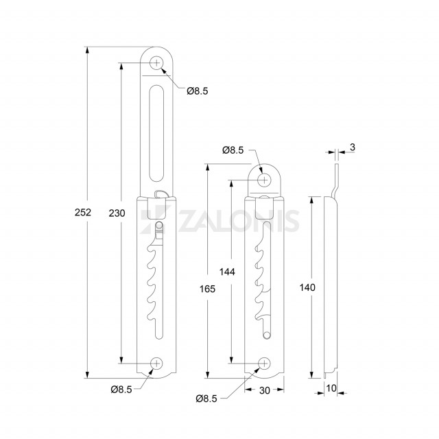 ΖΕΥΓΟΣ ΚΑΣΤΑΝΙΑ 5 ΘΕΣΕΩΝ / 16.5-25.2