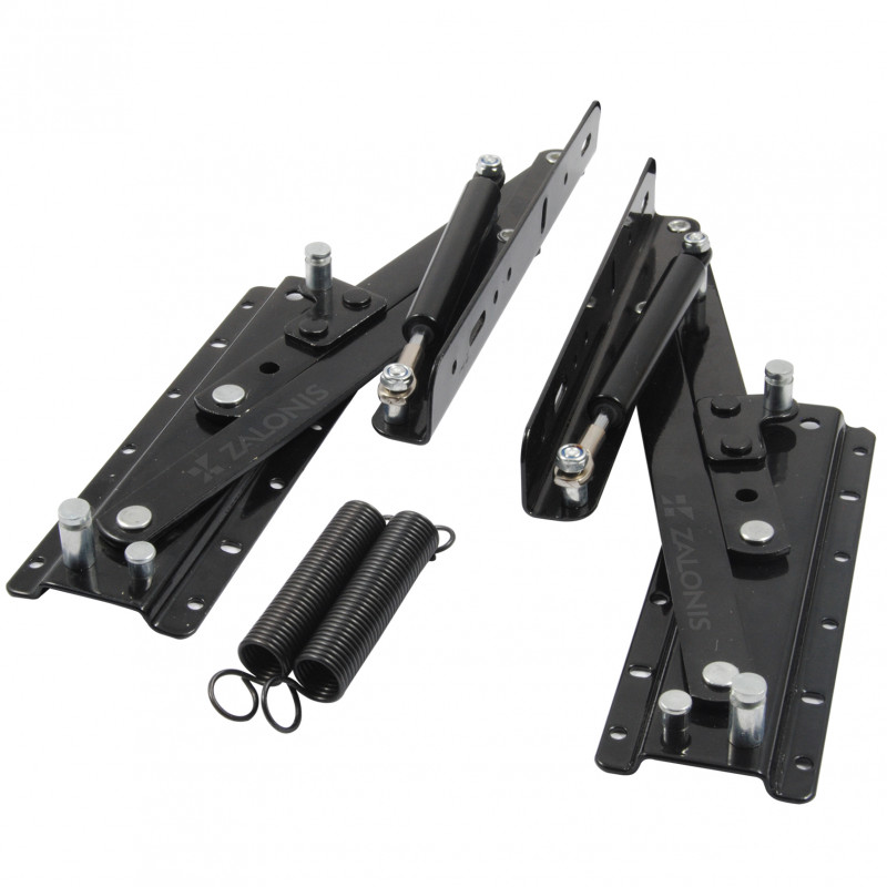 ΜΗΧΑΝΙΣΜΟΣ ΤΡΑΠΕΖΙΟΥ ΣΕΡΒΙΤΟΡΟΣ SOFT OPEN-CLOSE - Υ.150 / ΜΑΥΡΟ