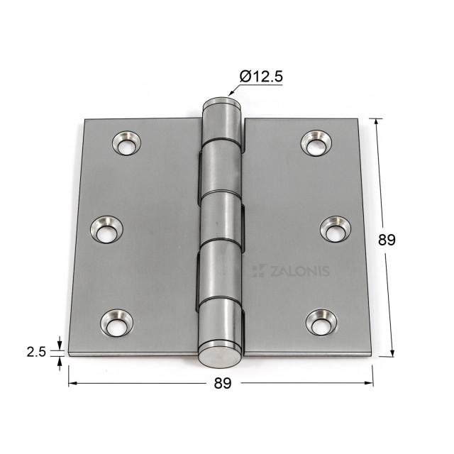 ΜΕΝΤΕΣΕΣ ΠΛΑΚΕ ΕΝΙΣΧΥΜΕΝΟΣ / ΙΝΟΞ 201 / 89x89x2.5