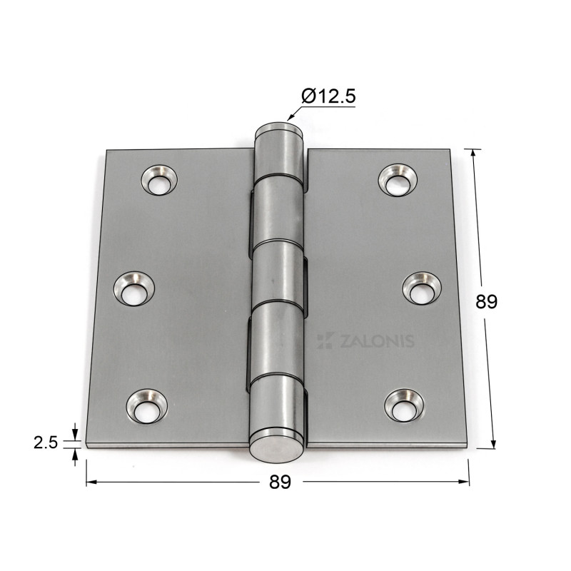 ΜΕΝΤΕΣΕΣ ΠΛΑΚΕ ΕΝΙΣΧΥΜΕΝΟΣ / ΙΝΟΞ 201 / 89x89x2.5