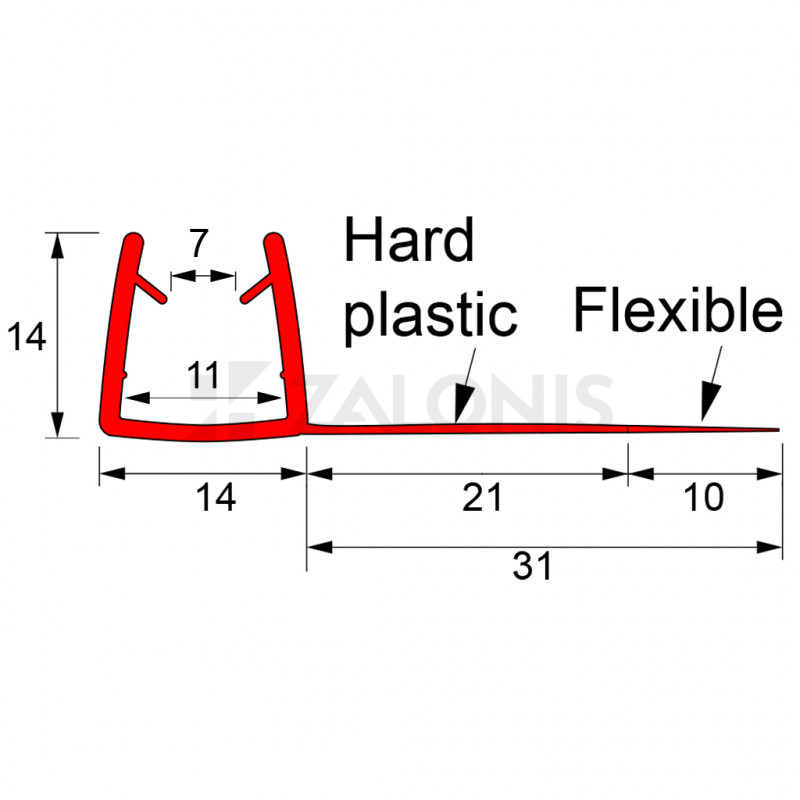 ΠΙ ΓΙΑ ΚΡΥΣΤΑΛΛΟ 8-10mm 90 ΜΟΙΡΩΝ ΜΑΚΡΥ - 2m