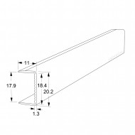 ΠΙ 18 ΑΛΟΥΜΙΝΙΟΥ ΑΝΟΔΙΩΜΕΝΟ / ΡΑΦΙΩΝ