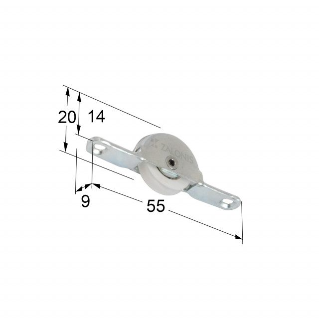 ΡΟΔΑΚΙ Φ.18 ΤΕΦΛΟΝ ΡΟΥΛΕΜΑΝ 