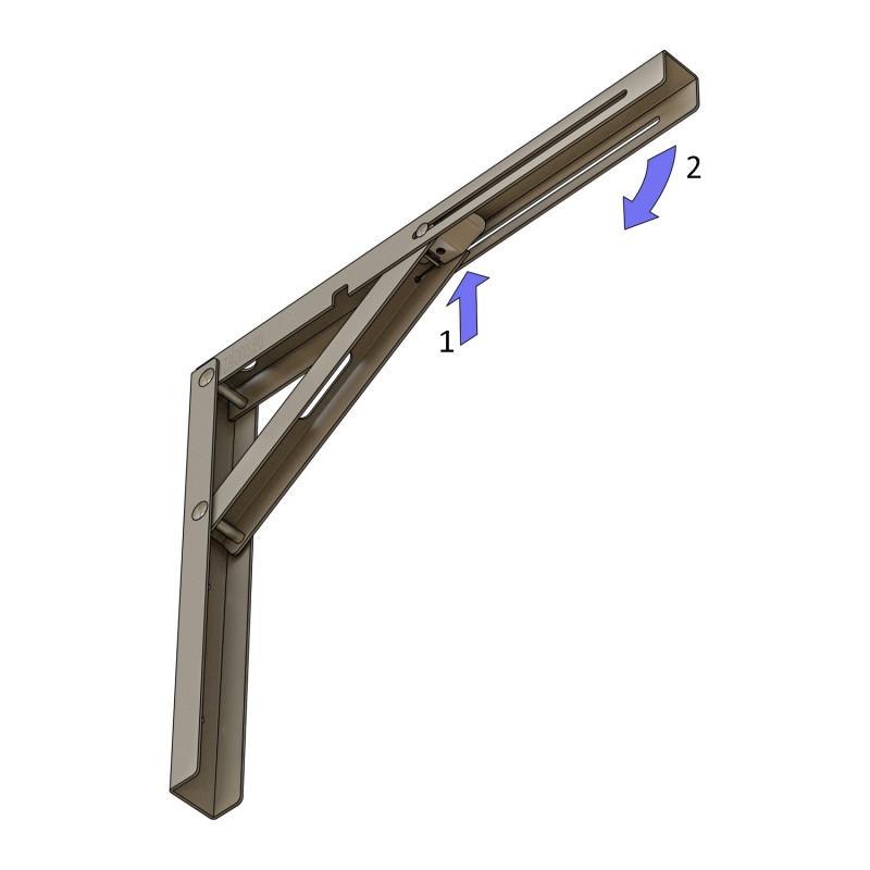 ΓΩΝΙΑ ΣΠΑΣΤΗ 30x26 100kg / ΓΚΡΙ ΜΕΤΑΛΛΙΚΟ