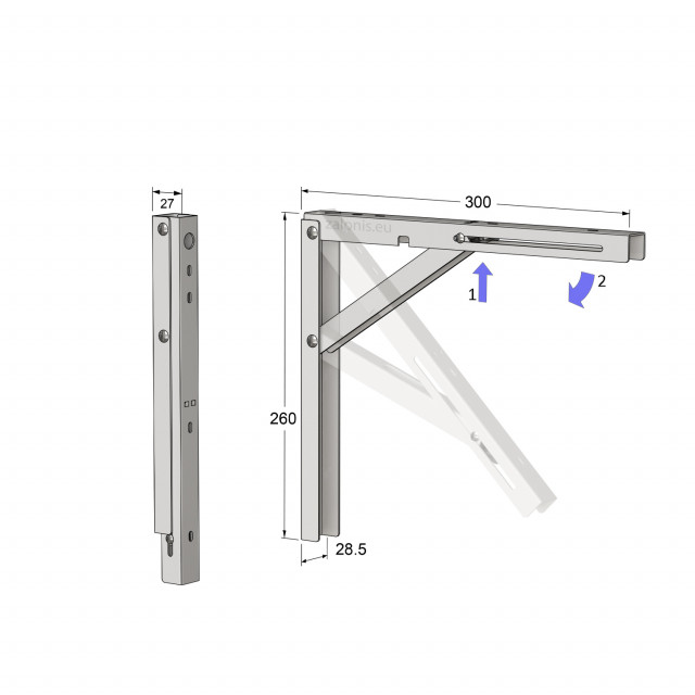 ΓΩΝΙΑ ΣΠΑΣΤΗ 30x26 100kg / ΛΕΥΚΟ
