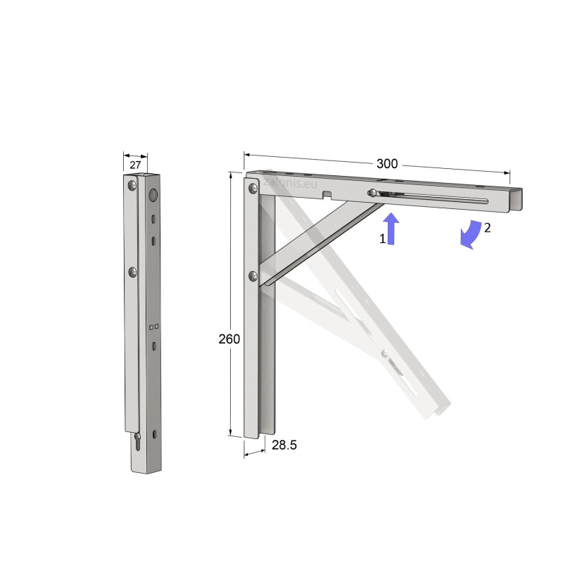 ΓΩΝΙΑ ΣΠΑΣΤΗ 30x26 100kg / ΛΕΥΚΟ